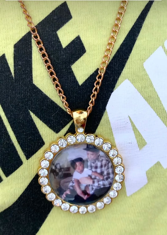 Necklace photo pendants